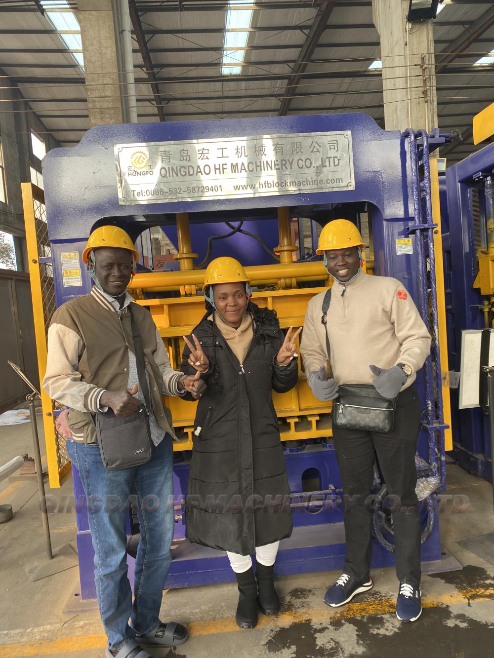 HF Machinery， Senegalese block machine