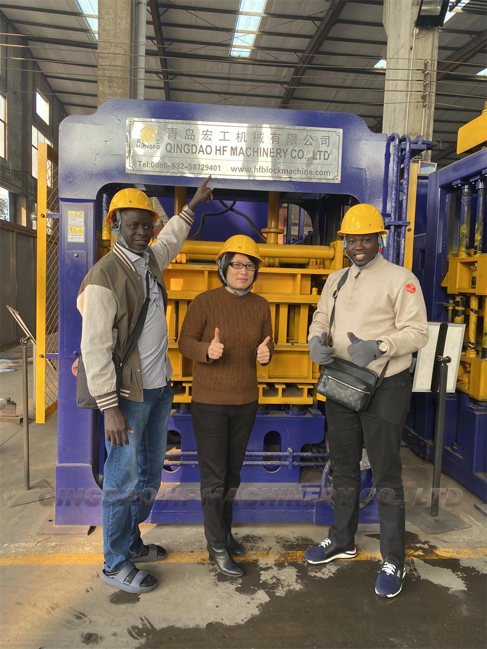 HF Machinery， Senegalese block machine