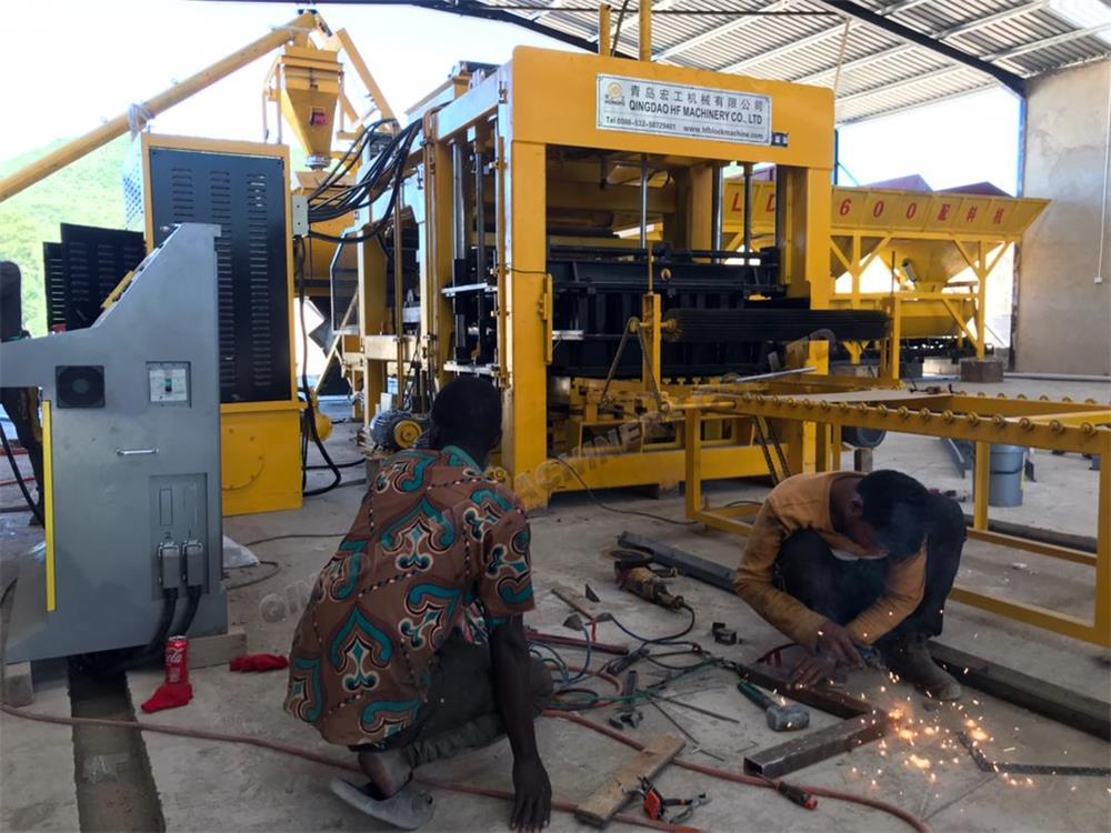 HF Block Machine Installation Site