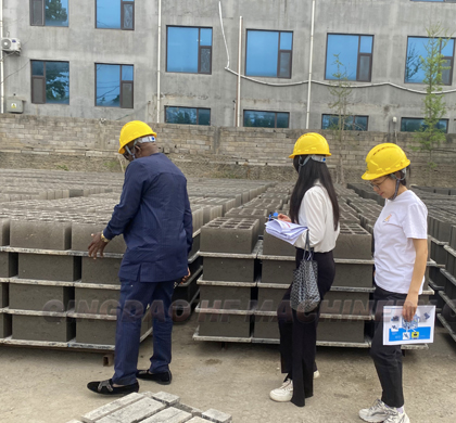 A Successful Visit: Nigerian Clients Tour HF Machinery CO., LTD's Block Machine Factory